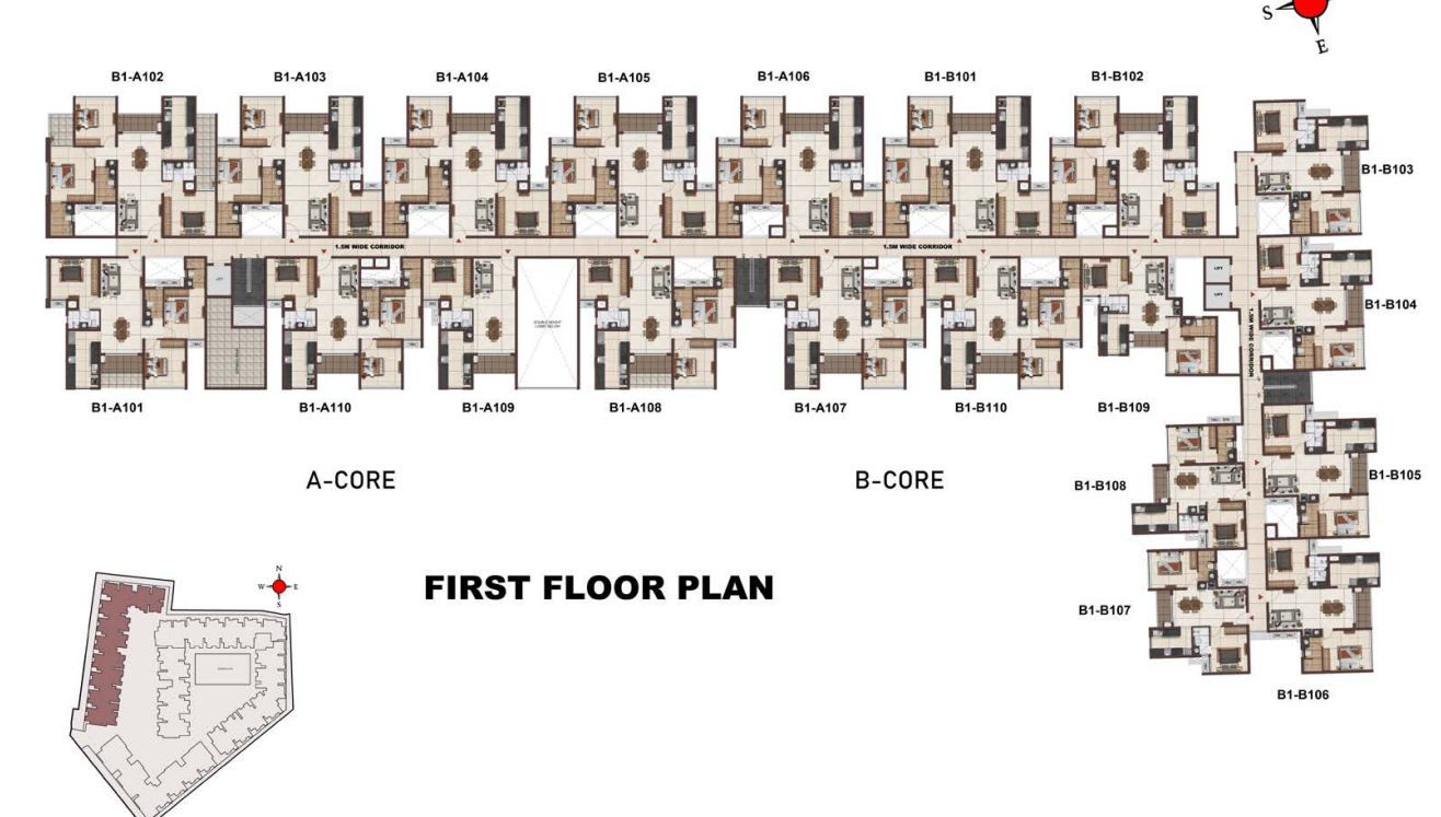 4 BHK Floor Plan